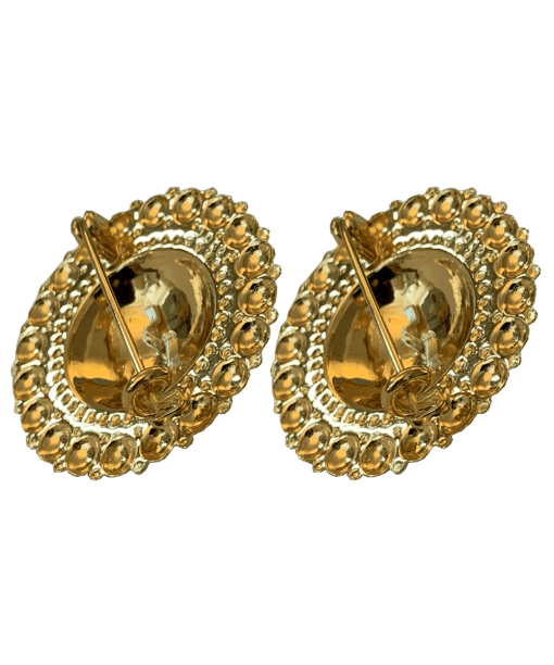 Alternative view of Borenåler 25 mm med kruser, forgylt/kvit