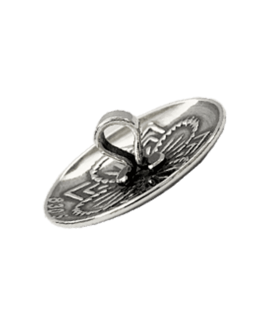 Alternative view of Knapp 19 mm, oksidert