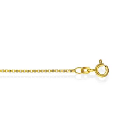 Veneziansk kjede i 585 gult gull, 40 cm