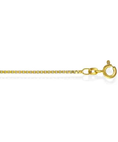 Veneziansk kjede i 585 gult gull, 50 cm