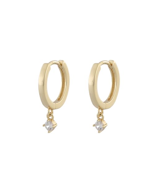 Snö of Sweden Camille small ring ear g/clear-Onesize