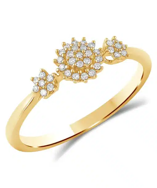 Diamantring 0,20ct TW.SI g.g