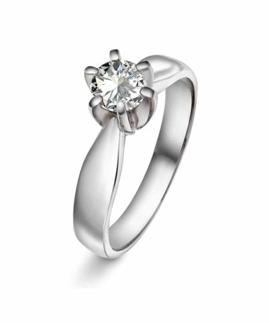 Christophersen Hvitt Gull Ring 0,50 TWSI 1 br superst