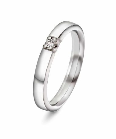 Christophersen Hvitt Gull Ring all beta 0,05 TW SI 1b