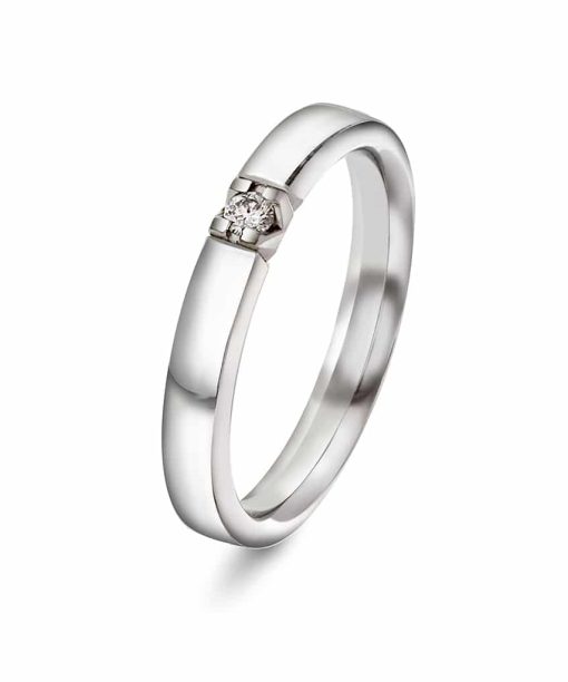 Christophersen Hvitt Gull Ring all beta 0,05 TW SI 1b