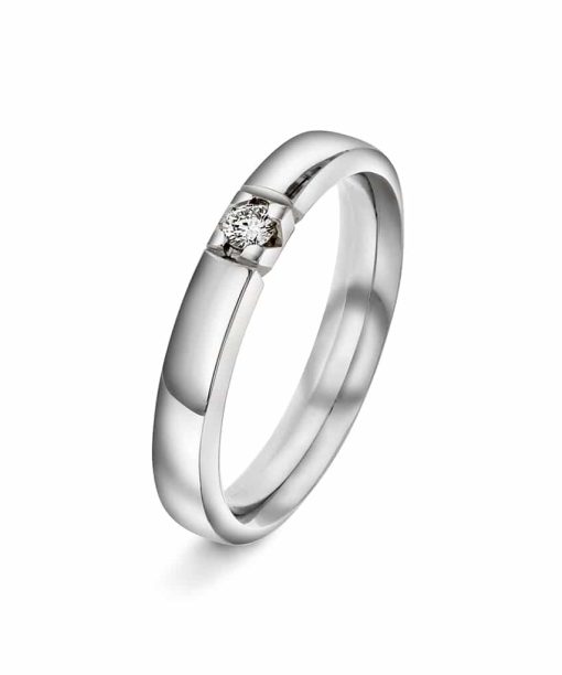 Christophersen Hvitt Gull Ring all beta 0,07 TW SI 1b