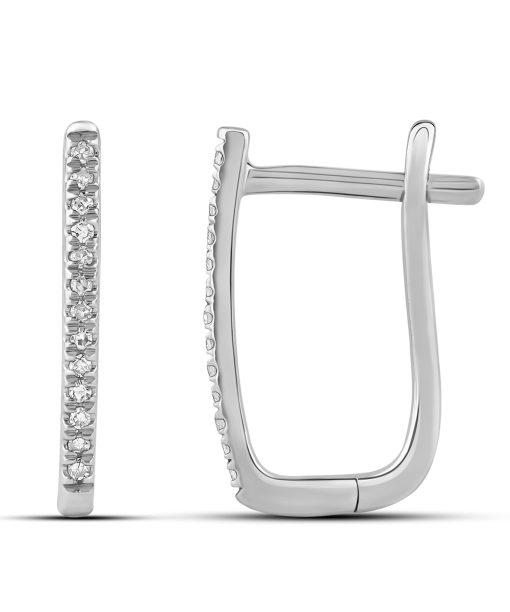 Alternative view of Diamantcreoler 0,12ct TW.SI