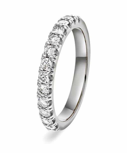 Rekkering i hvitt gull, Diamant 050ct (WSI)