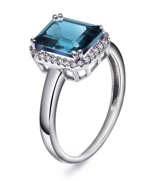Ring i gull med diamant 0.14 ct wsi - 12150043