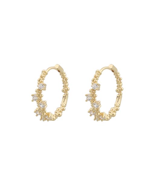 Snö of Sweden Helsinki ring ear g/clear-Onesize