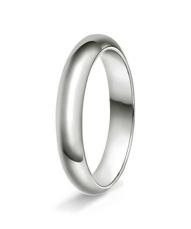 Halvr/flat 4mm polert h