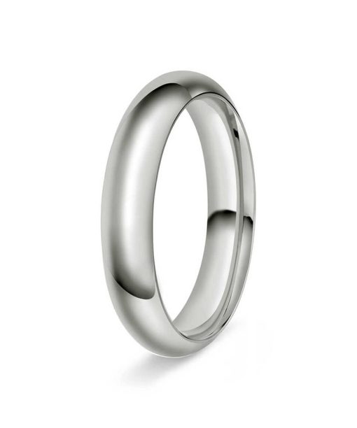 Halvrund/buet 4mm polert h