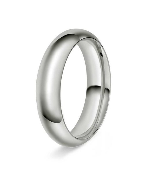 Halvrund/buet 5mm polert h