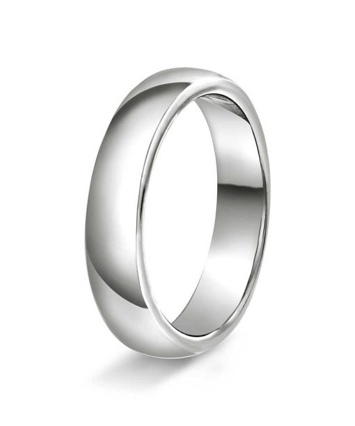 Hvelvet/flat 4mm polert h