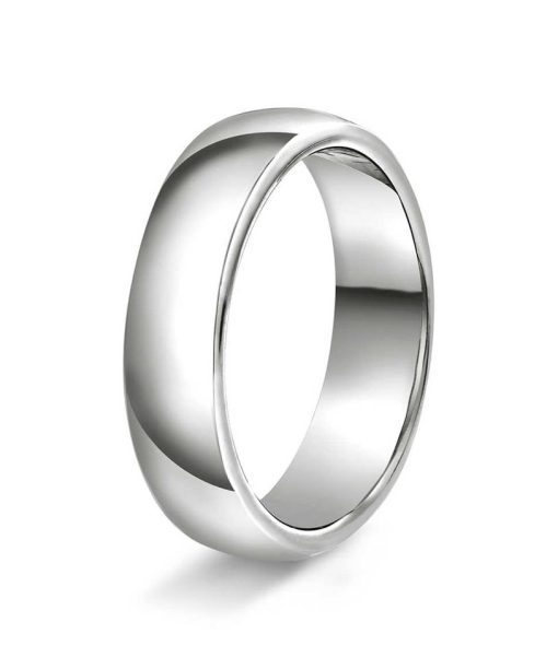 Hvelvet/flat 5mm polert h