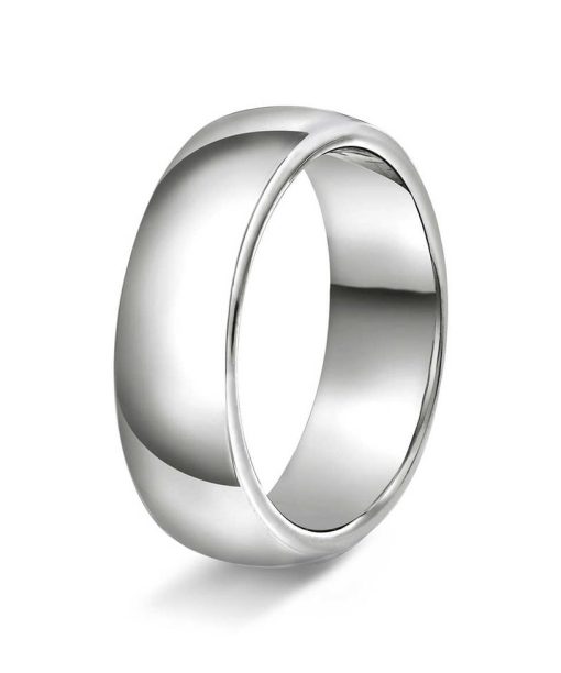 Hvelvet/flat 6mm polert h