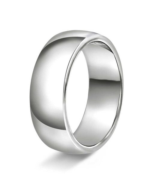 Hvelvet/flat 7mm polert h