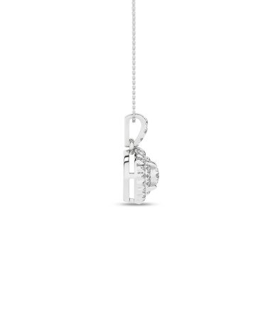 Alternative view of Rosettanheng hvitt gull 0,25ct TW.SI