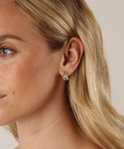 Alternative view of Snö of Sweden Lauren oval ear plain g-Onesize