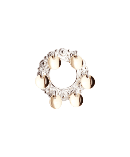 Sølje, kvit/forgylt