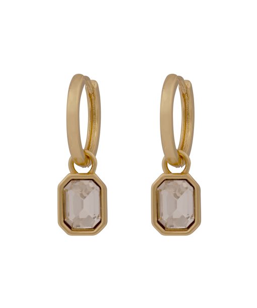 Snö of Sweden Cathrine pendant ring ear g/clear-Onesize