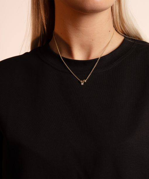 Alternative view of Snö of Sweden Bennet tripple neck 42 g/clear-42cm