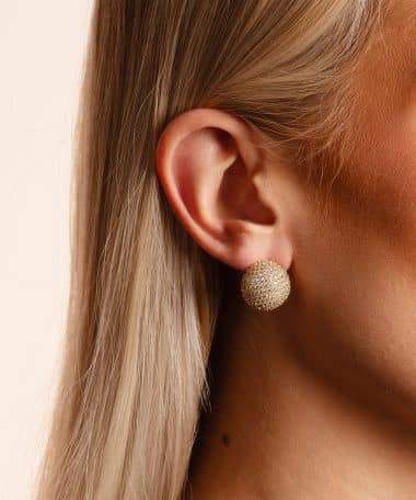 Alternative view of Snö of Sweden Bennet big crystal ear g/clear-Onesize