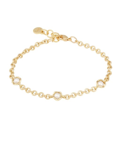 Snö of Sweden Kitty chain brace g/white-Onesize