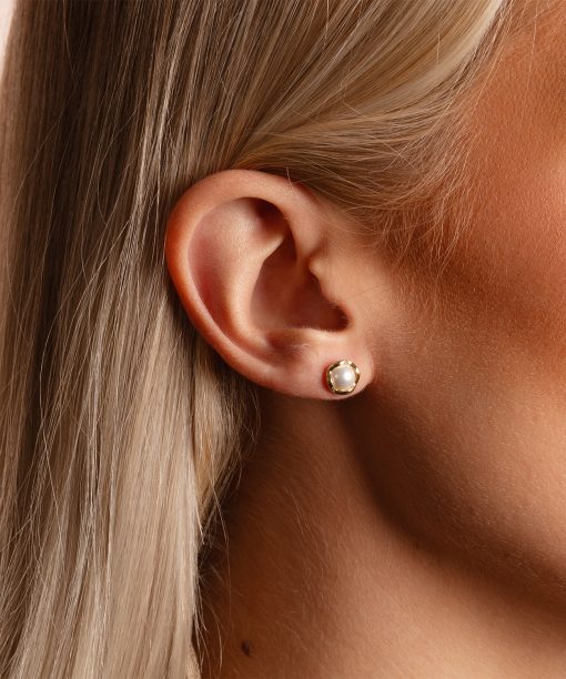 Alternative view of Snö of Sweden Kitty pearl ear g/white-Onesize