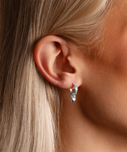 Alternative view of Snö of Sweden Cute crystal pendant ear s/clear-Onesize