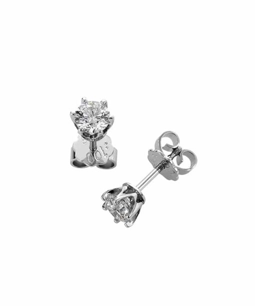 Christophersen Hvitt Gull Ørepynt polaris 0,40 TWSI 2 br