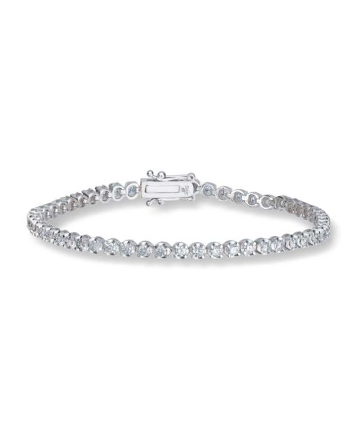 Tennis Tiger armbånd 2,00ct TWSI i 14K