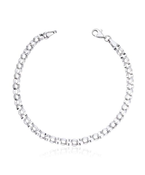 Armbånd i hvitt gull