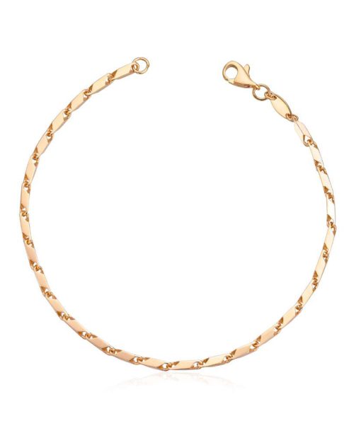 Armbånd i gult gull