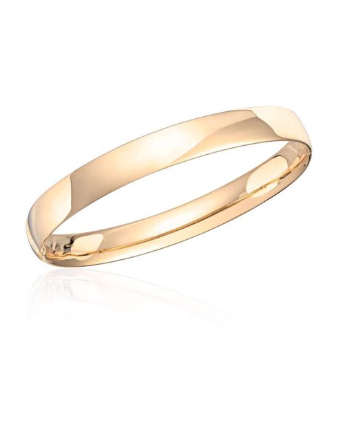 Armring med lås i gult gull