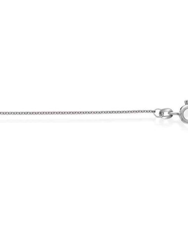 Anker kjede i gull rund 1,1 mm 50 cm