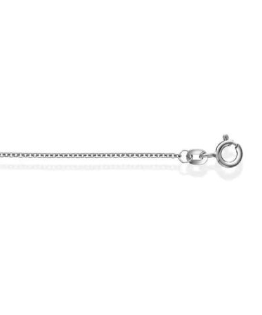 Anker kjede i gull rund 1,3 mm 40 cm