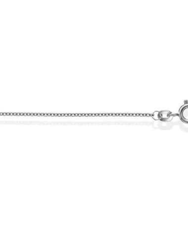 Anker kjede i gull rund 1,3 mm 50 cm