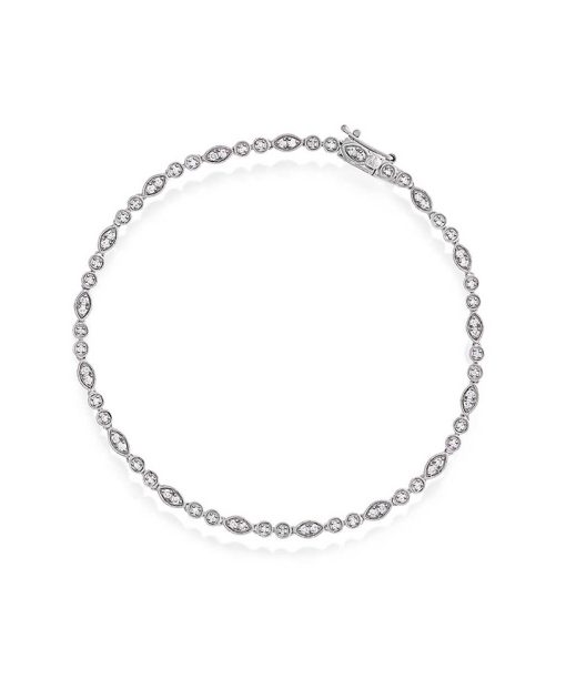 Armbånd i gull med diamanter 0,52 ct