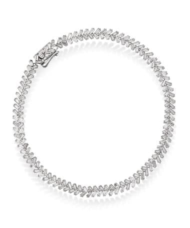 Armbånd i gull med diamant 3 ct TWSI