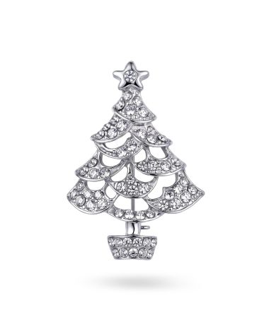 Pan Jewelry - Bijouteri julenål juletre sølv