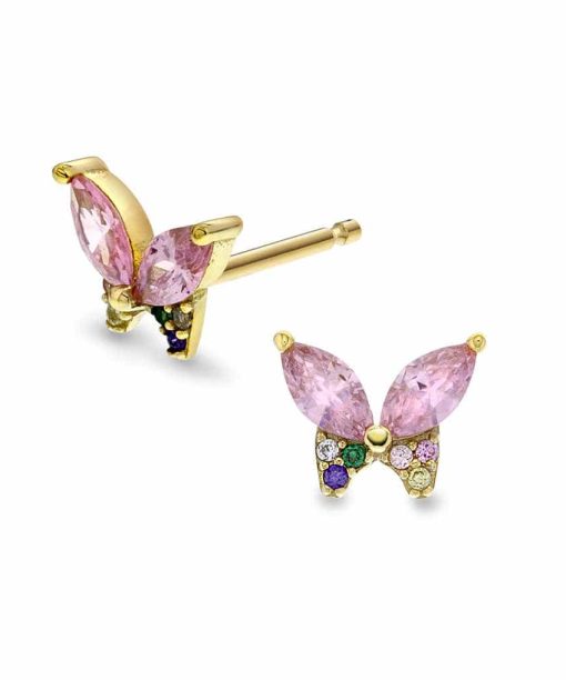 Øredobber i sølv med zirkonia