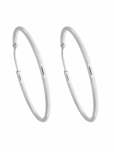 GD Classic - sølv ørepynt Creol 40 mm