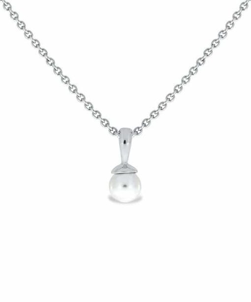 Smykke i sølv med perle