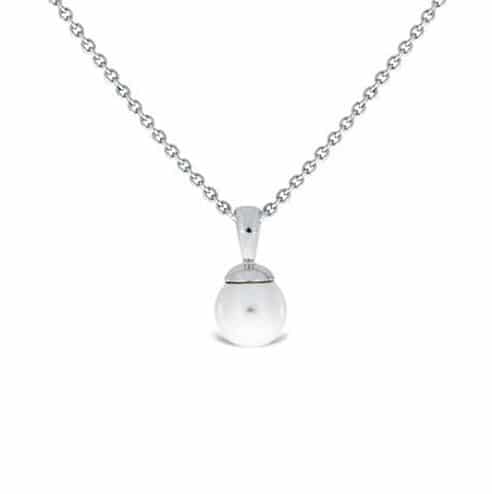 Smykke i sølv med perle