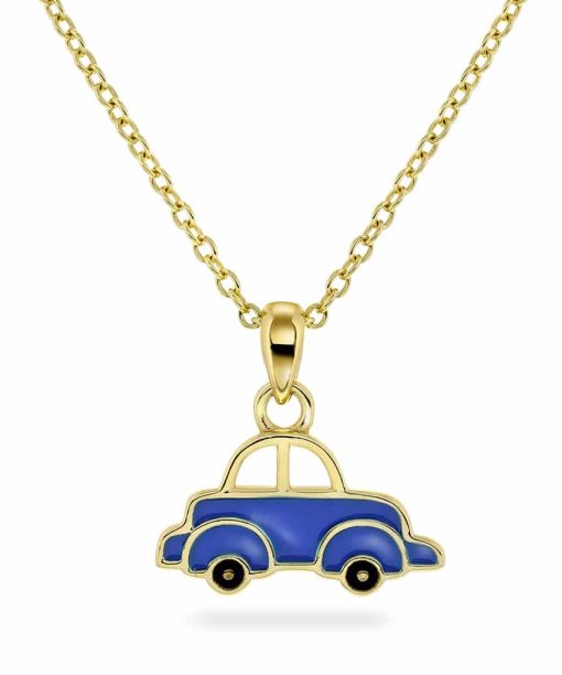 Smykke i sølv med bil