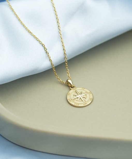 Alternative view of Smykke i sølv kompass