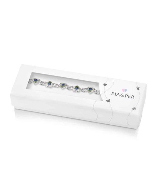 Alternative view of Pia & Per - Armbånd i sølv - Blåklokker