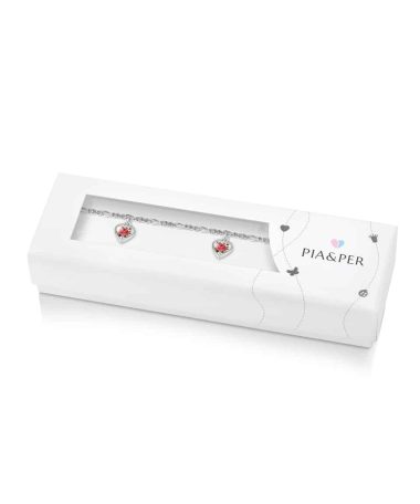 Alternative view of Pia & Per - Charms-armbånd i sølv - Rose