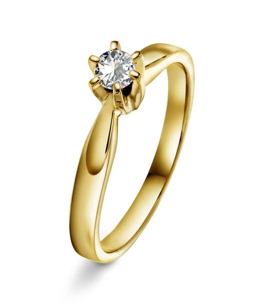 Superstar enstensring, Diamant 0.20ct (TWSI)